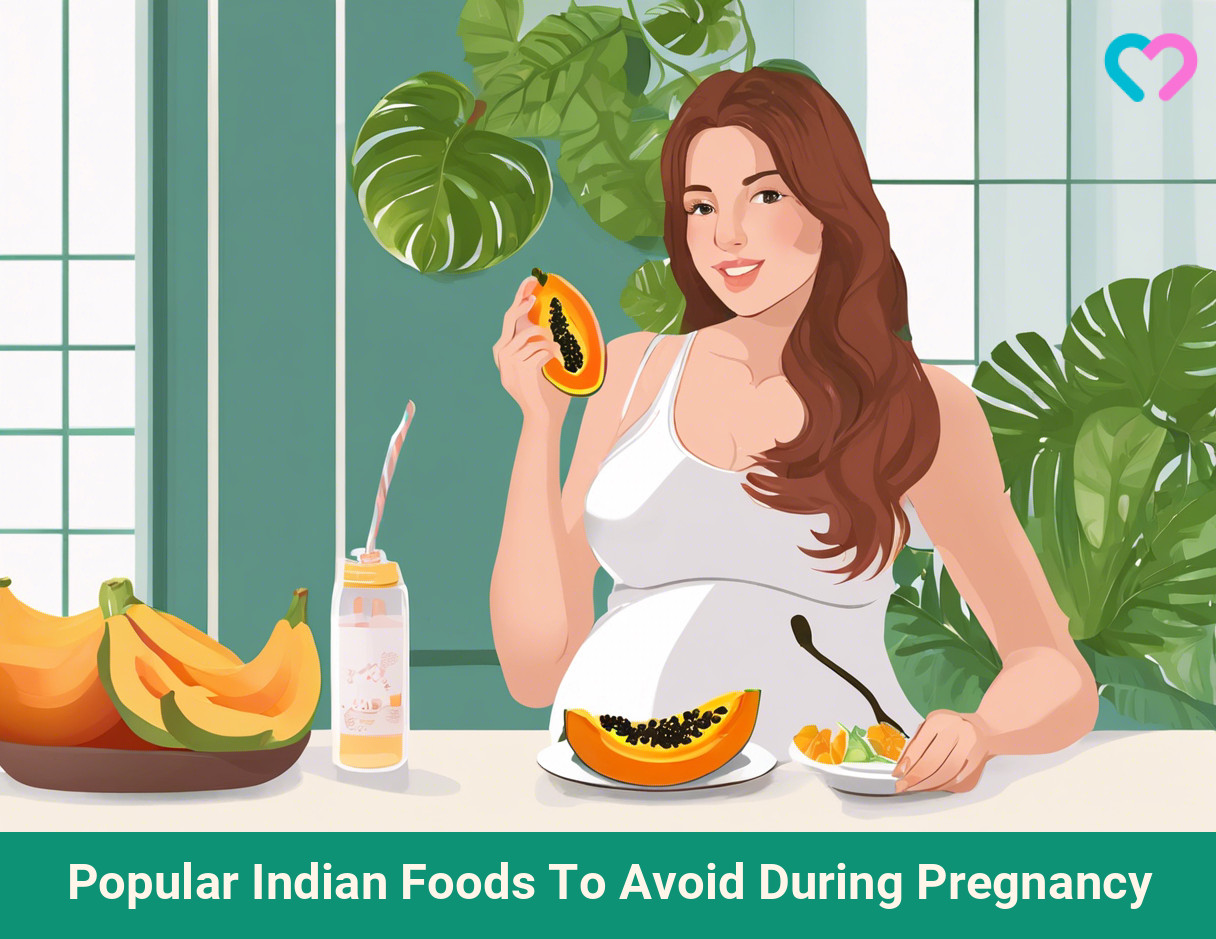 Indian Foods To Avoid During Pregnancy_illustration