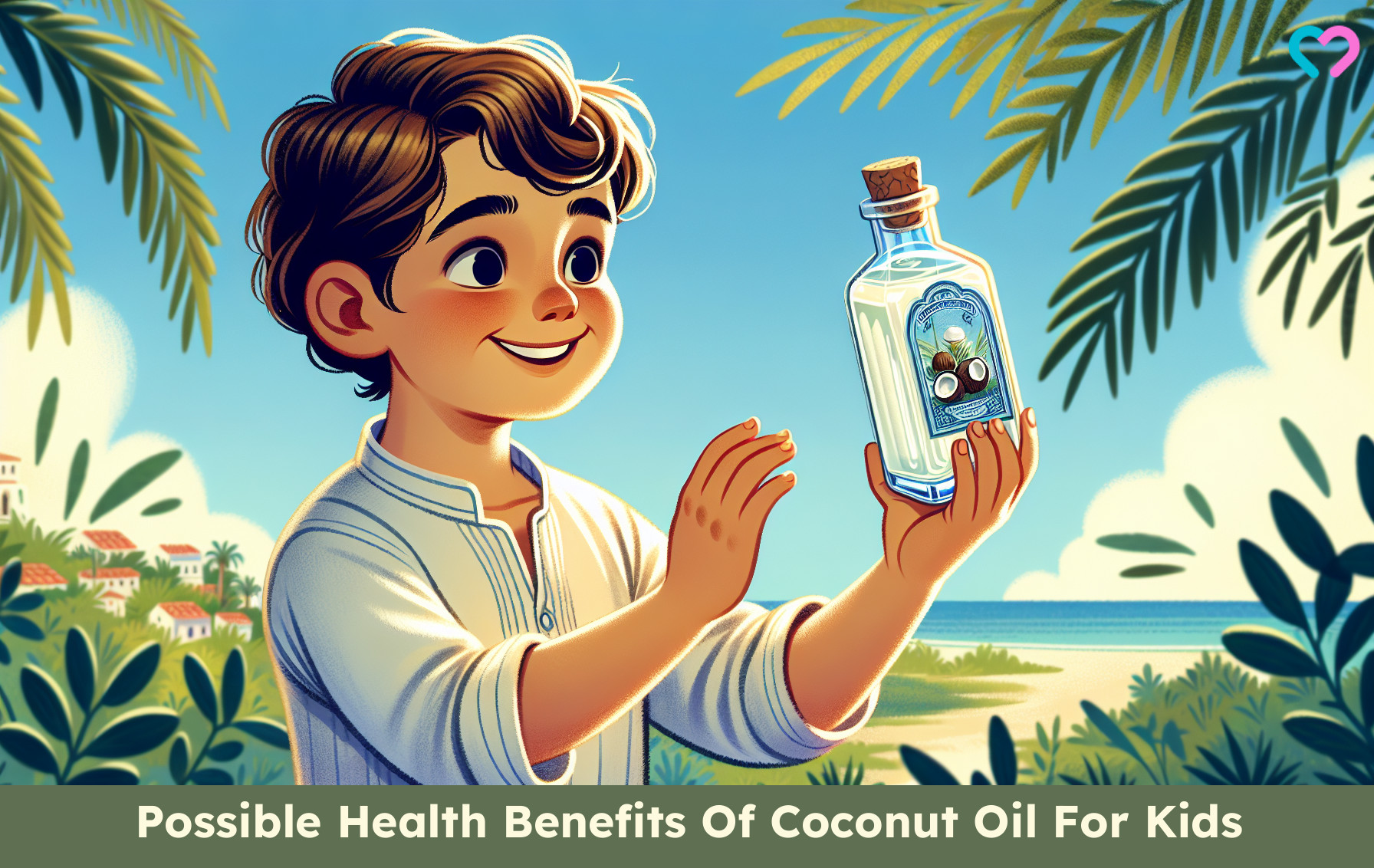 Coconut Oil For Kids_illustration