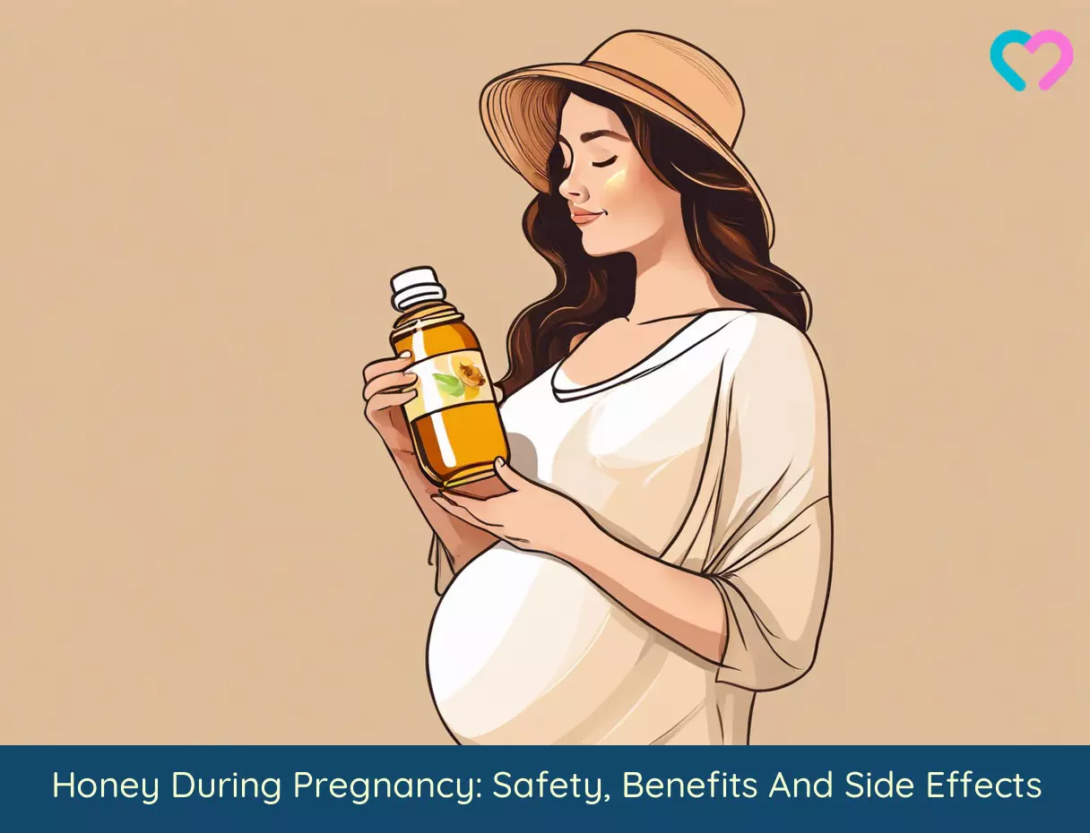 honey while pregnant_illustration