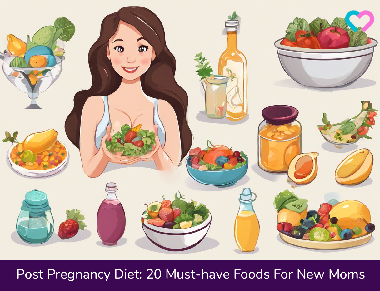 post pregnancy diet_illustration