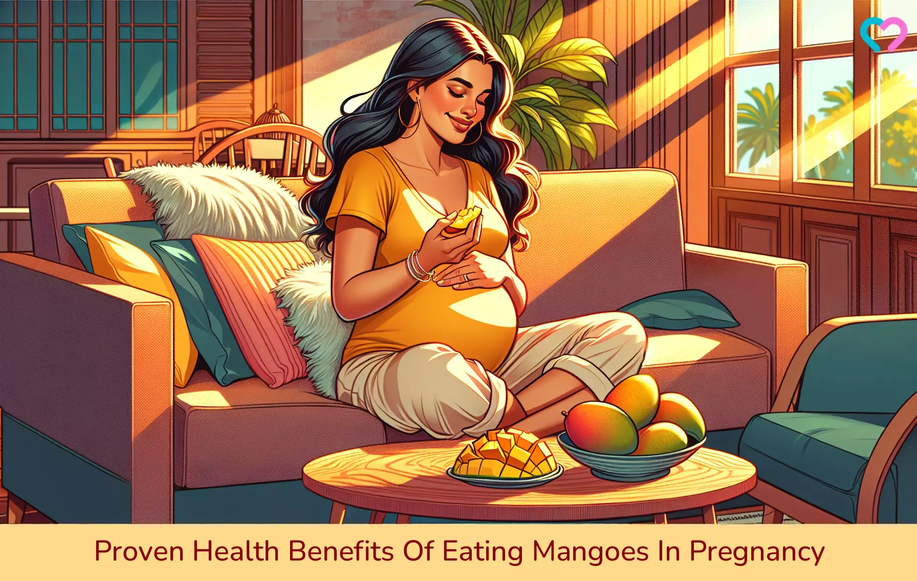 Eating Mangoes In Pregnancy_illustration