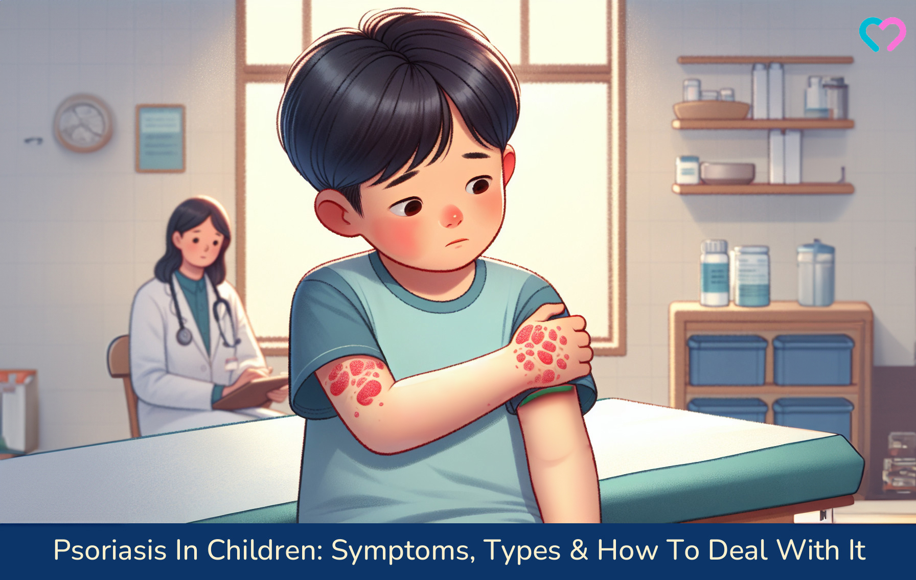 Psoriasis In Children_illustration