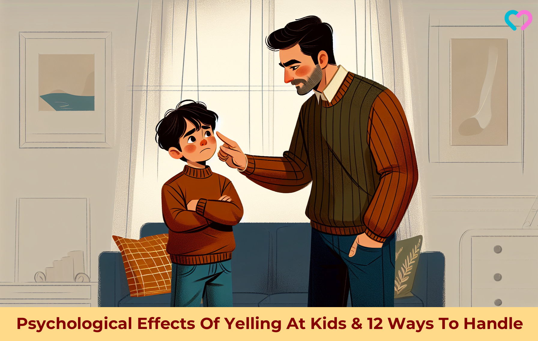 psychological effects of yelling at a child_illustration