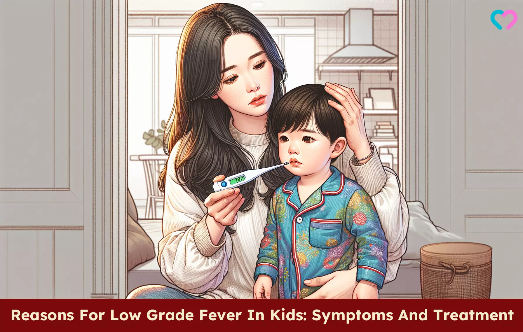 Low Grade Fever In Kids_illustration