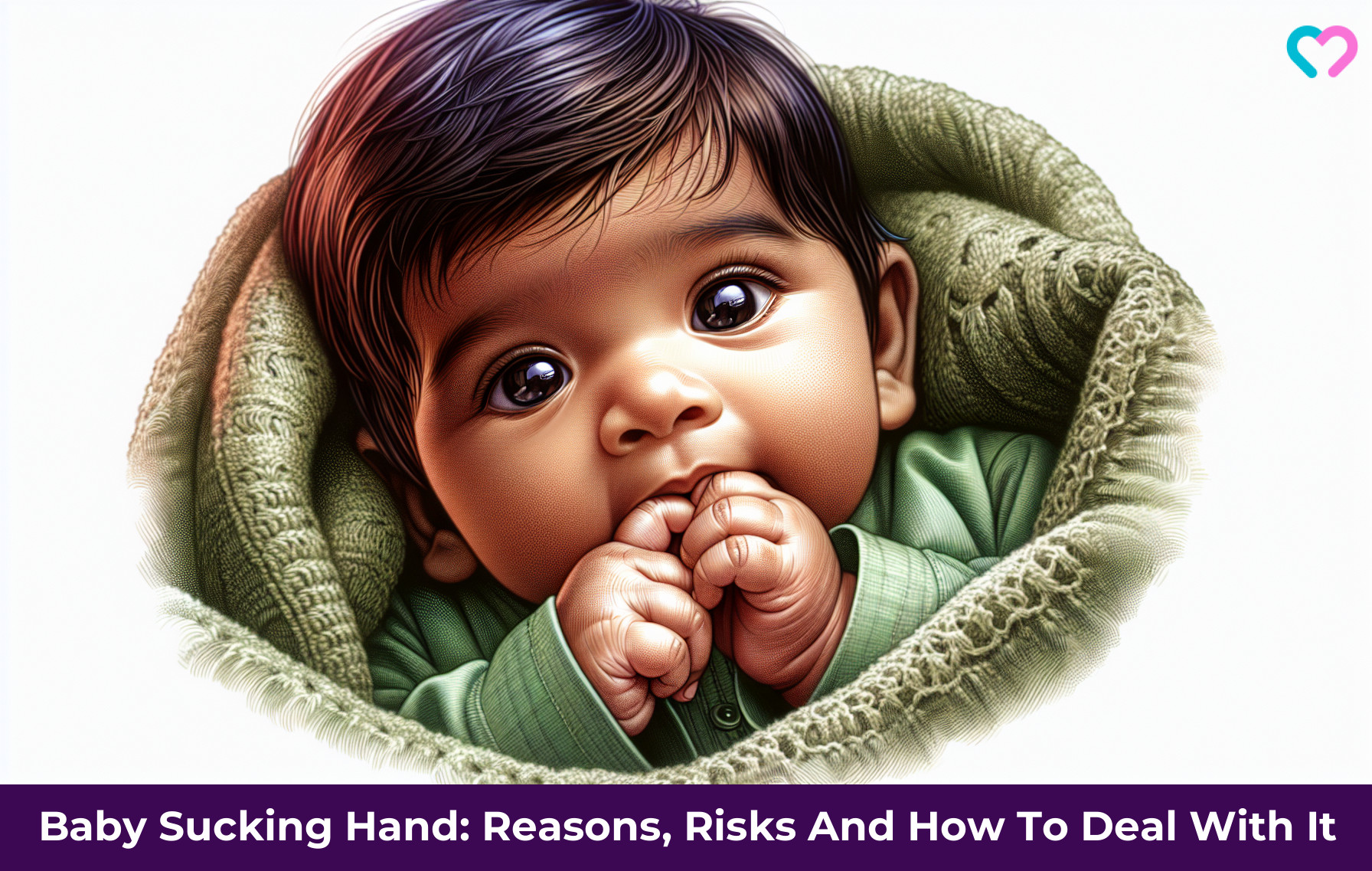 Baby Sucking Hand_illustration