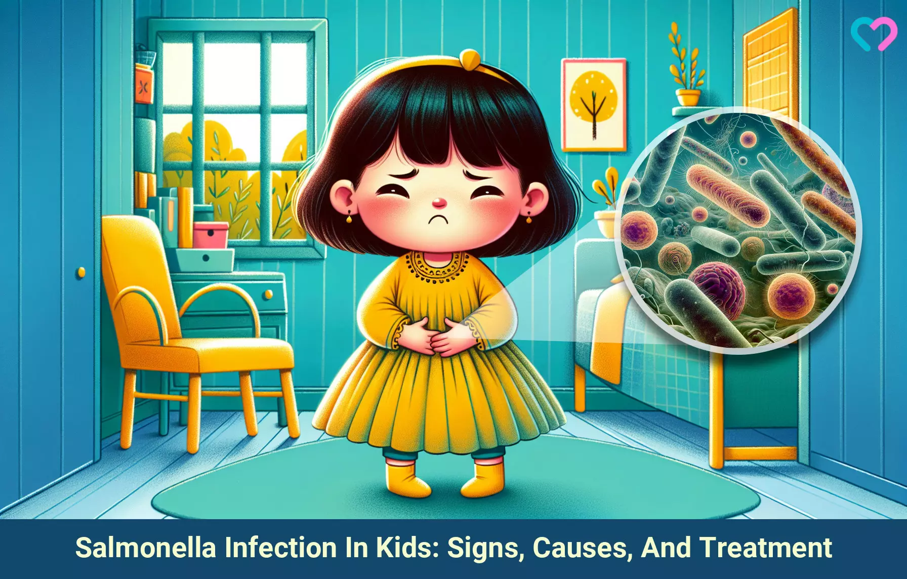Salmonellosis In Children_illustration