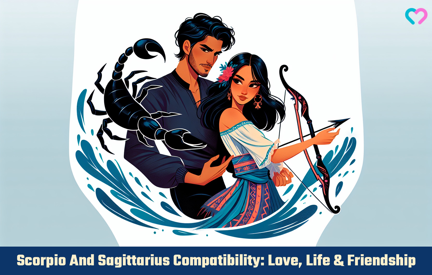 scorpio and sagittarius compatibility_illustration