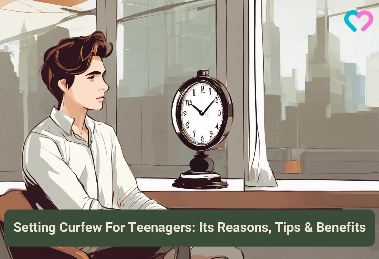 Curfew For teenager_illustration