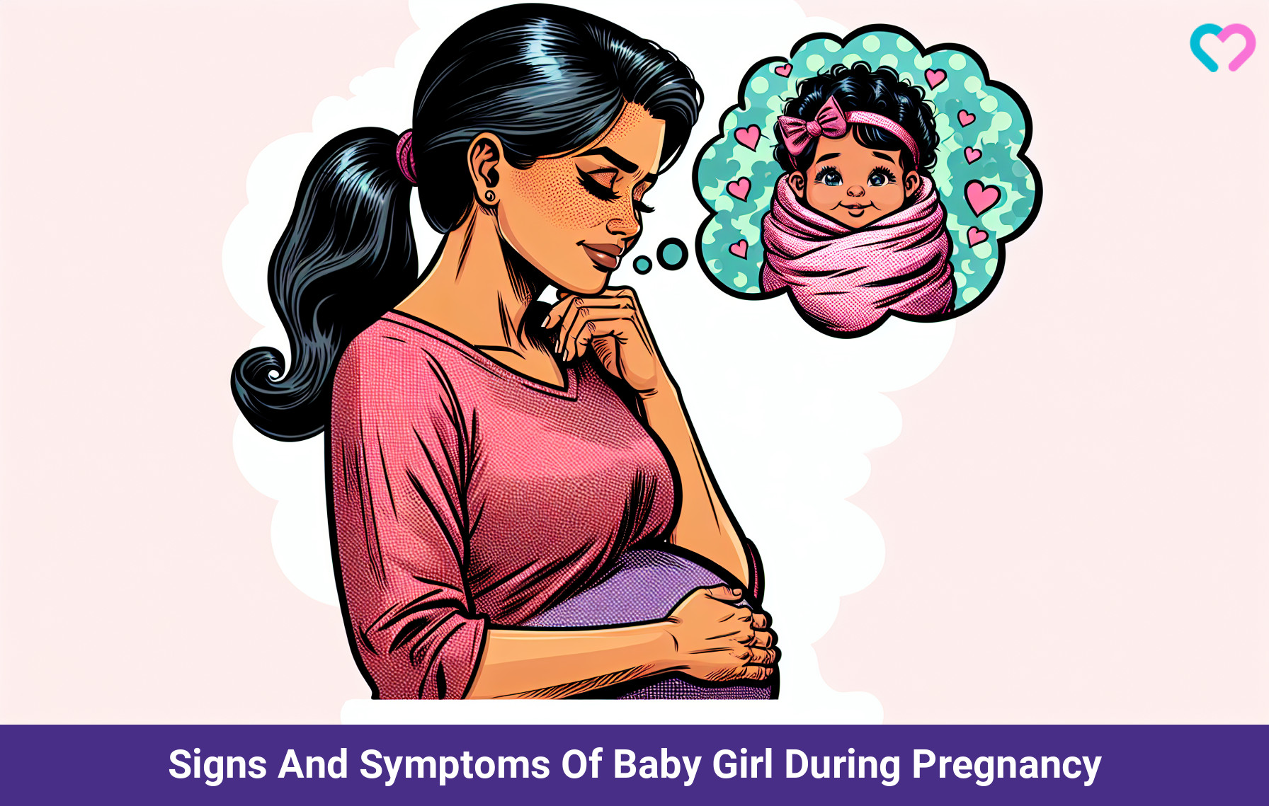 Symptoms Of Baby Girl During Pregnancy_illustration