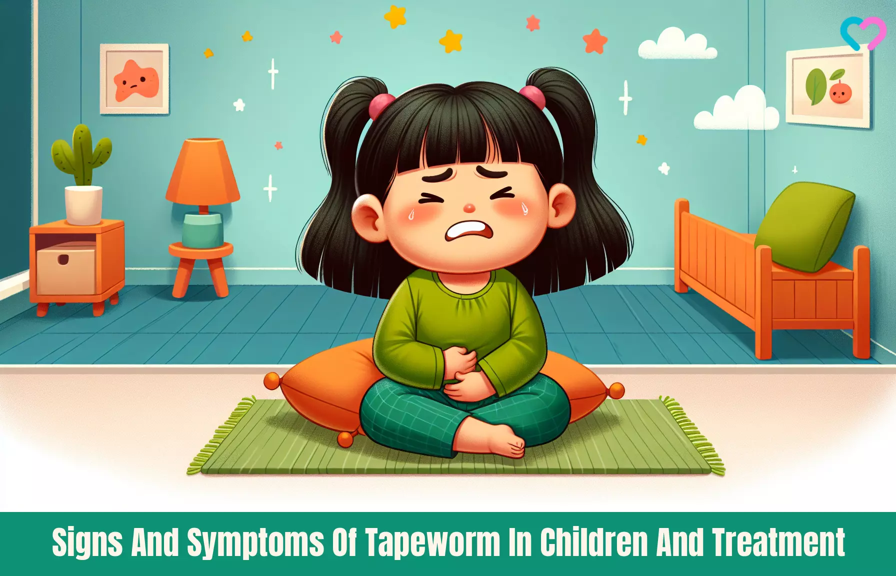 Tapeworm In Children_illustration