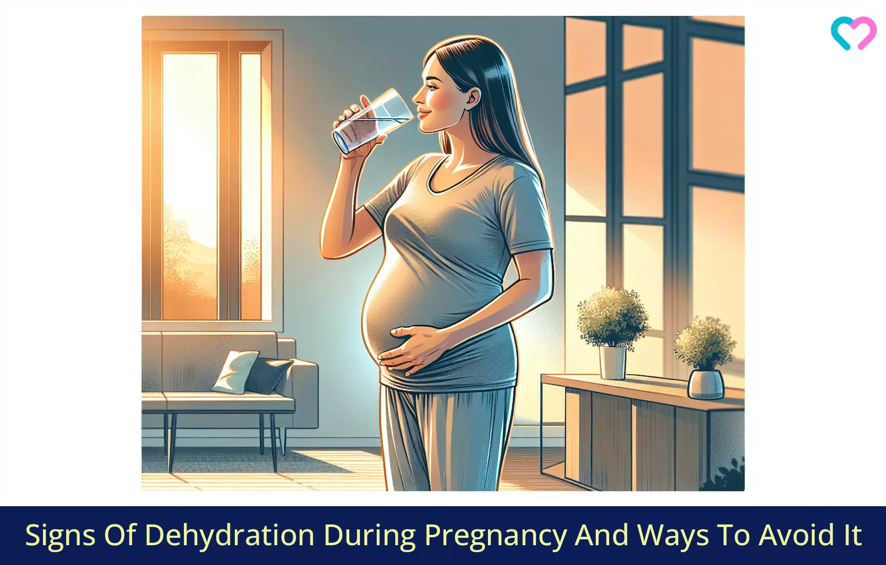 signs of dehydration in pregnancy_illustration