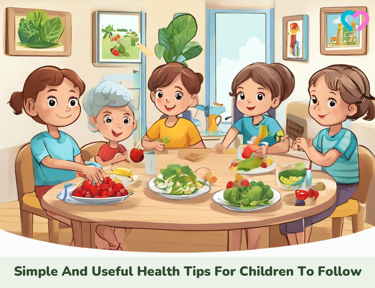 Health Tips For Children_illustration
