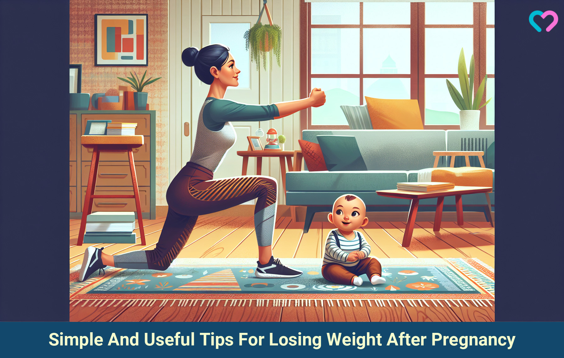 home remedies for weight loss after delivery_illustration