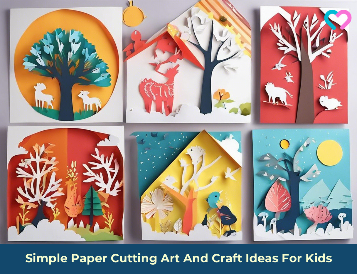Paper Cutting Craft Ideas For Kids_illustration