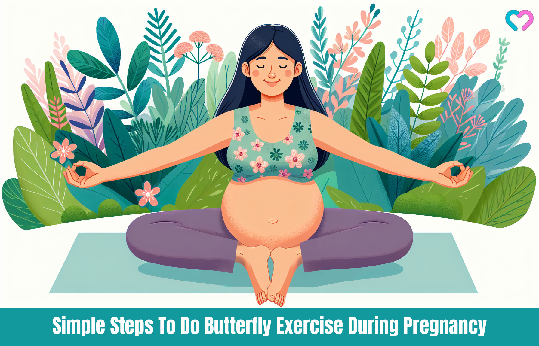 Butterfly Exercise During Pregnancy_illustration