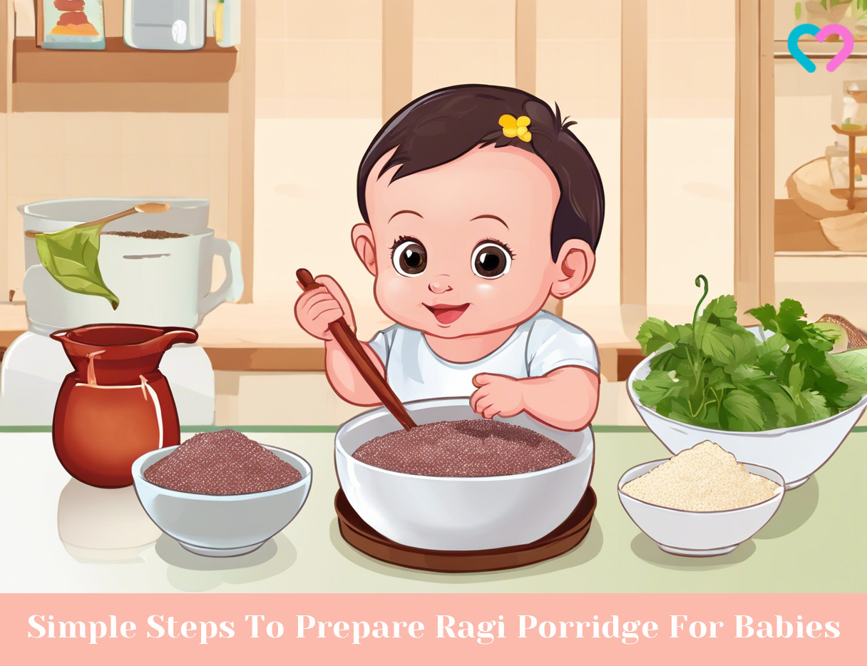 Ragi Porridge For Baby_illustration