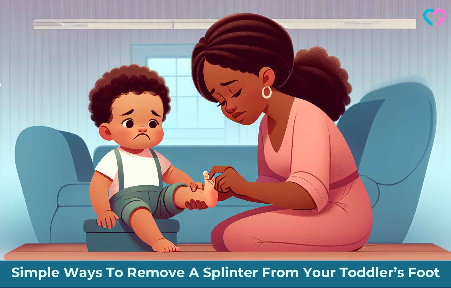 Remove A Splinter From Your Toddler’s Foot_illustration