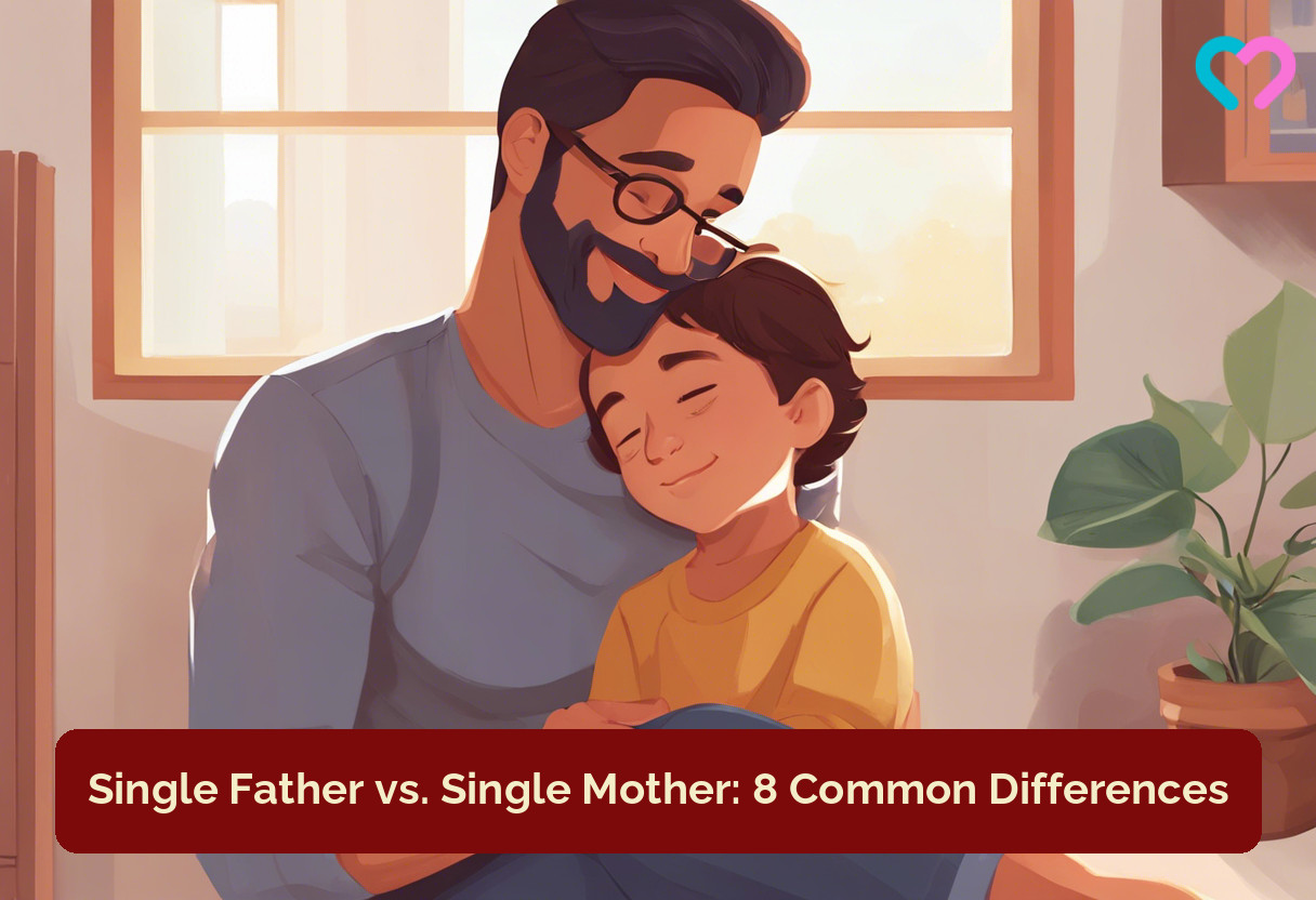 single father vs single mother_illustration