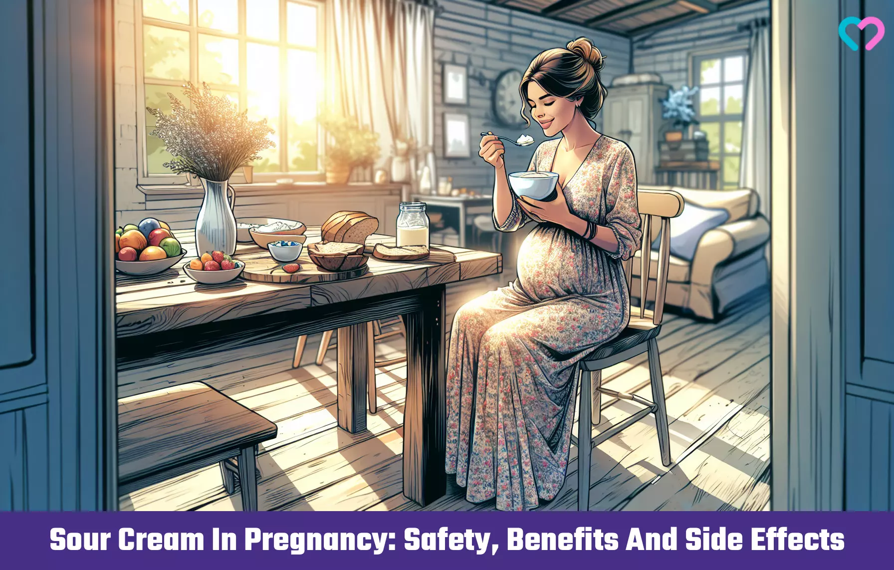 Sour cream pregnancy_illustration