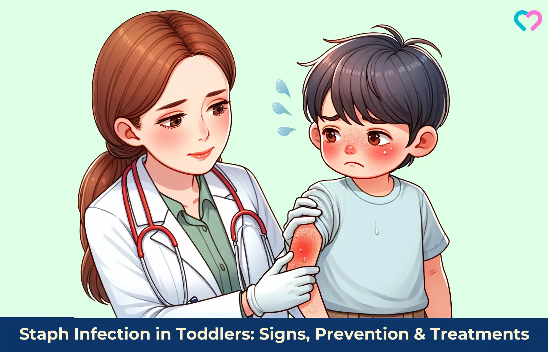 Toddler Staph Infection_illustration