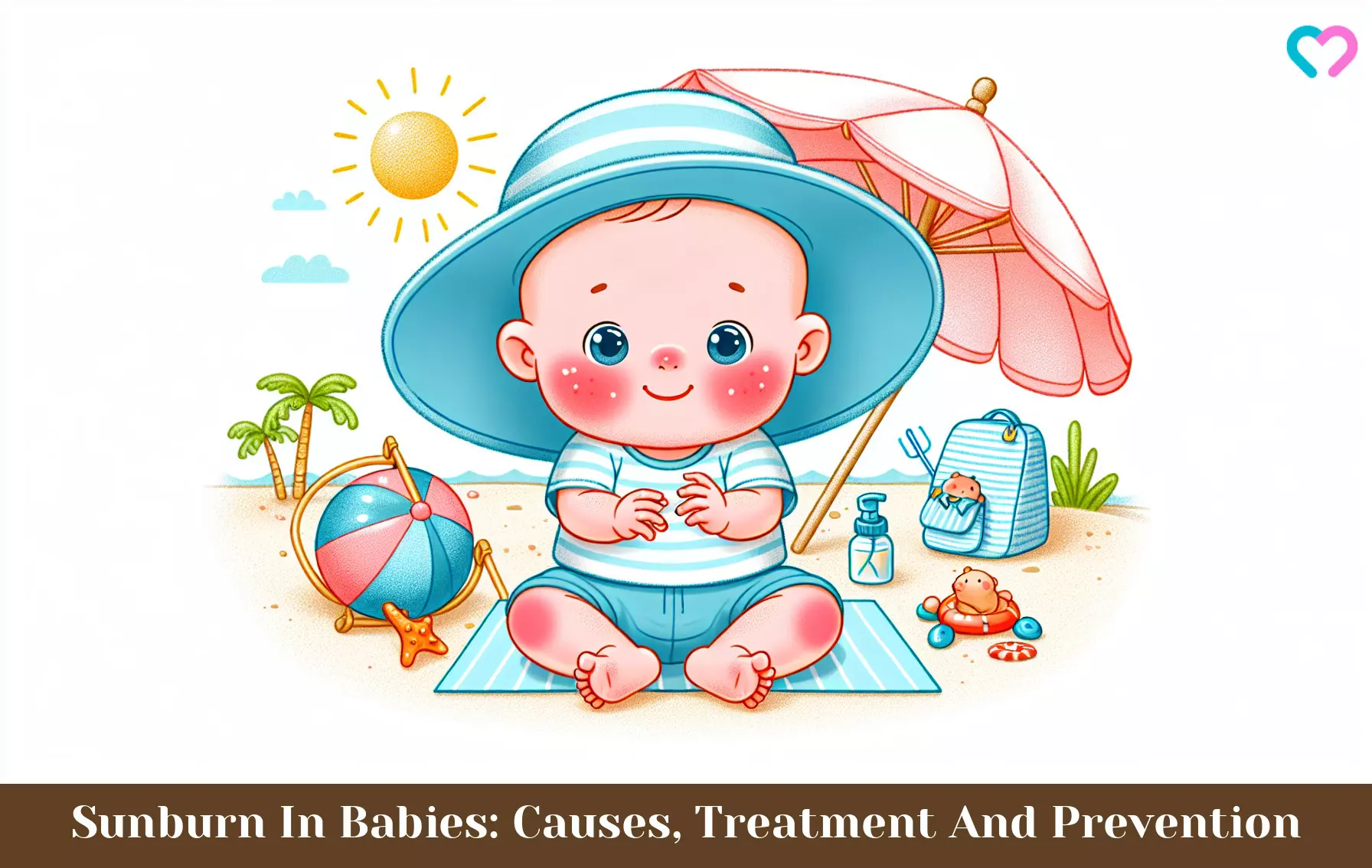 sunburn in babies_illustration