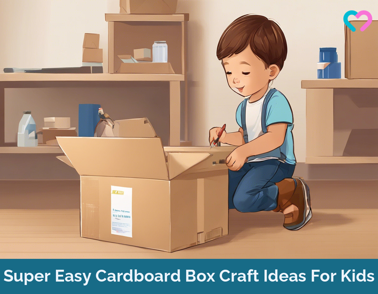 Cardboard Box Crafts For Kids_illustration