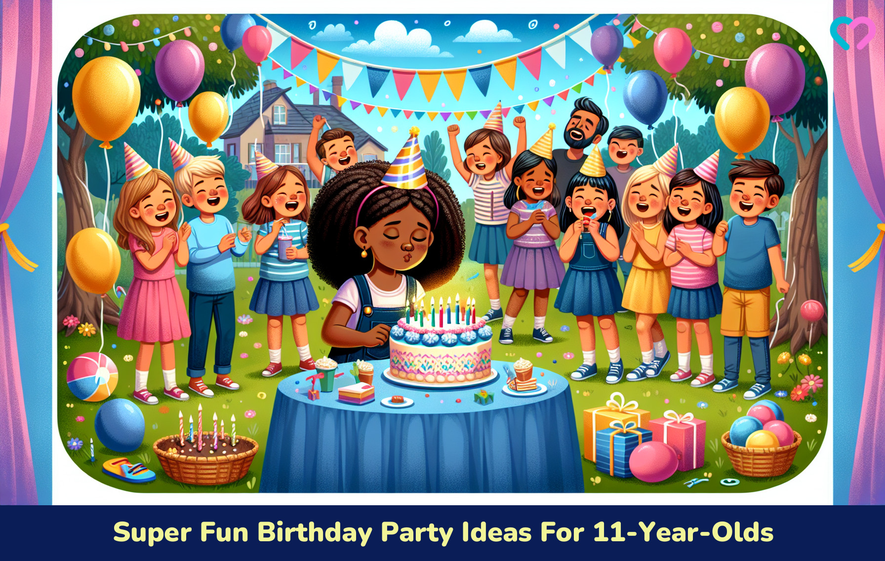 11 year old birthday party ideas_illustration