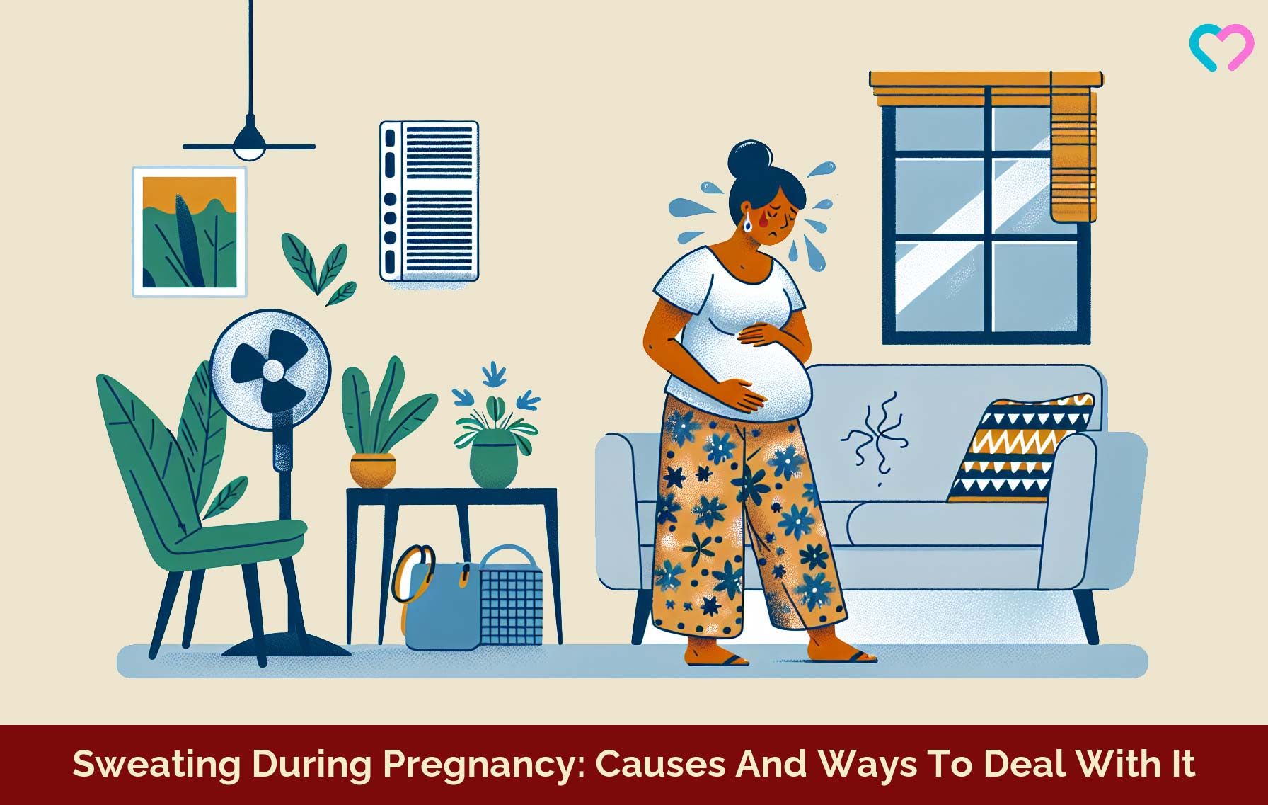 Sweating During Pregnancy_illustration