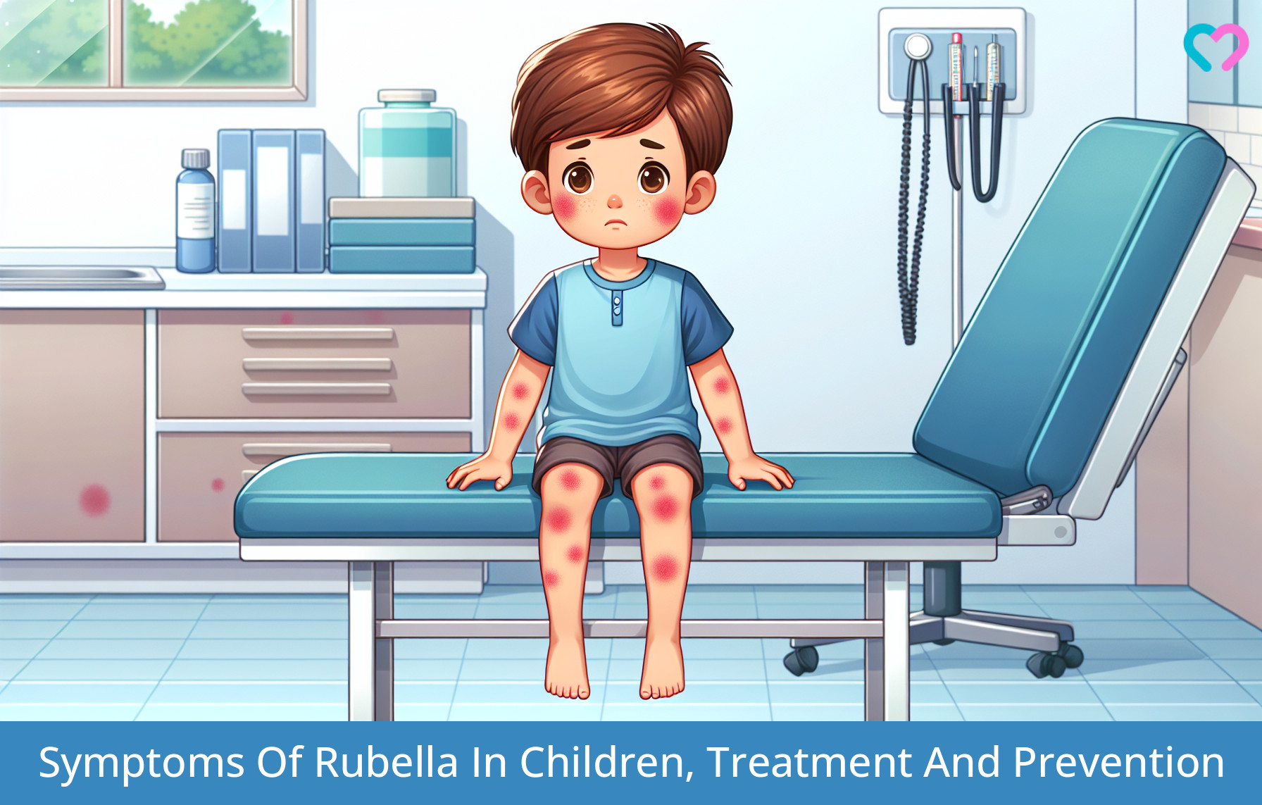 Rubella In Children_illustration