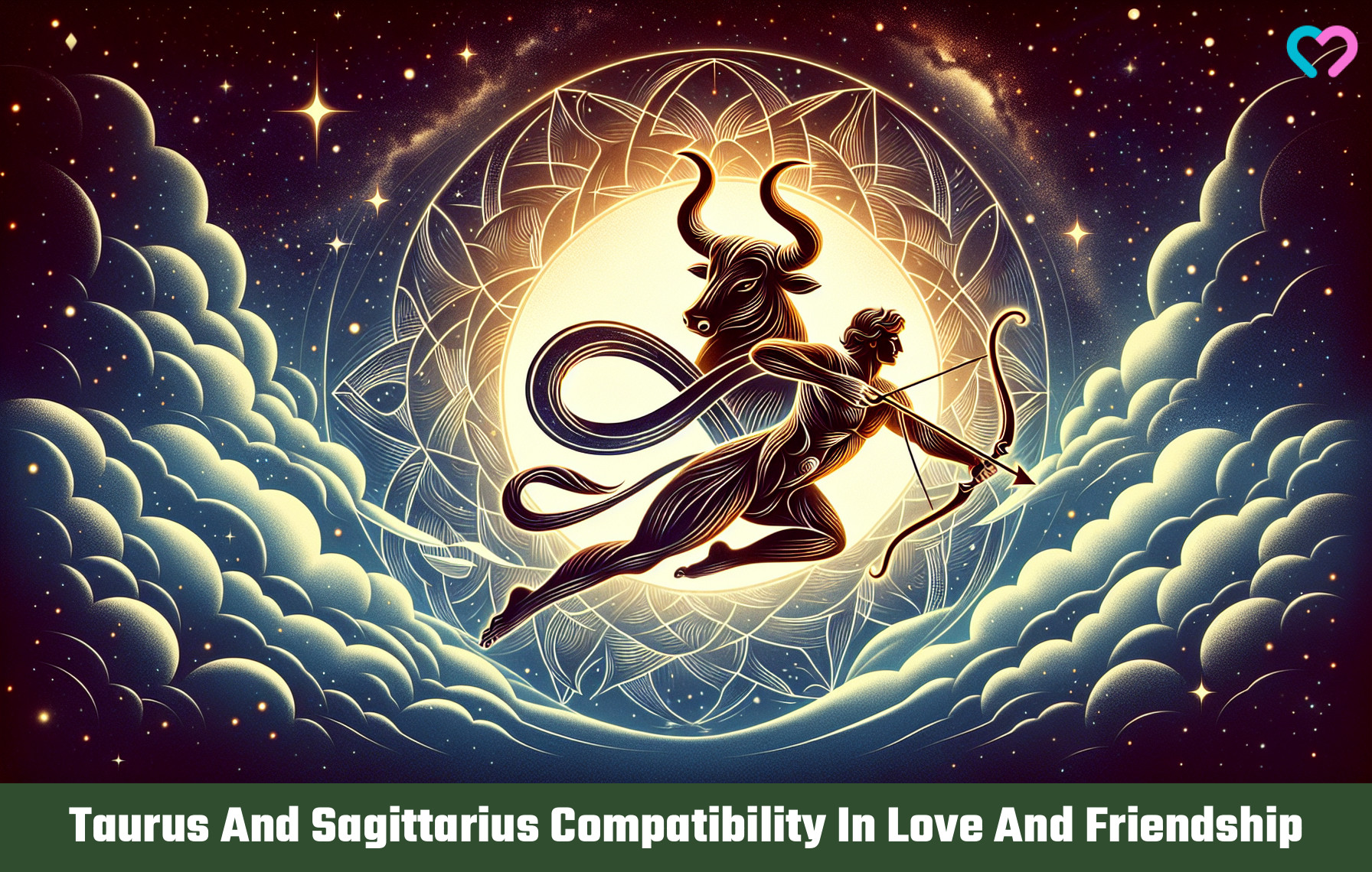 taurus and sagittarius compatibility_illustration