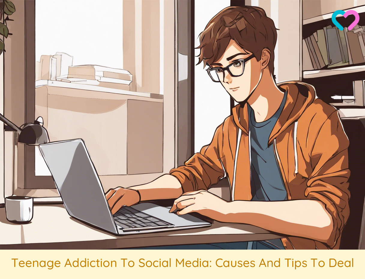 Teen Social Media Addiction_illustration