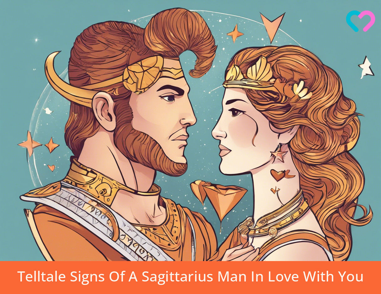 sagittarius man in love_illustration