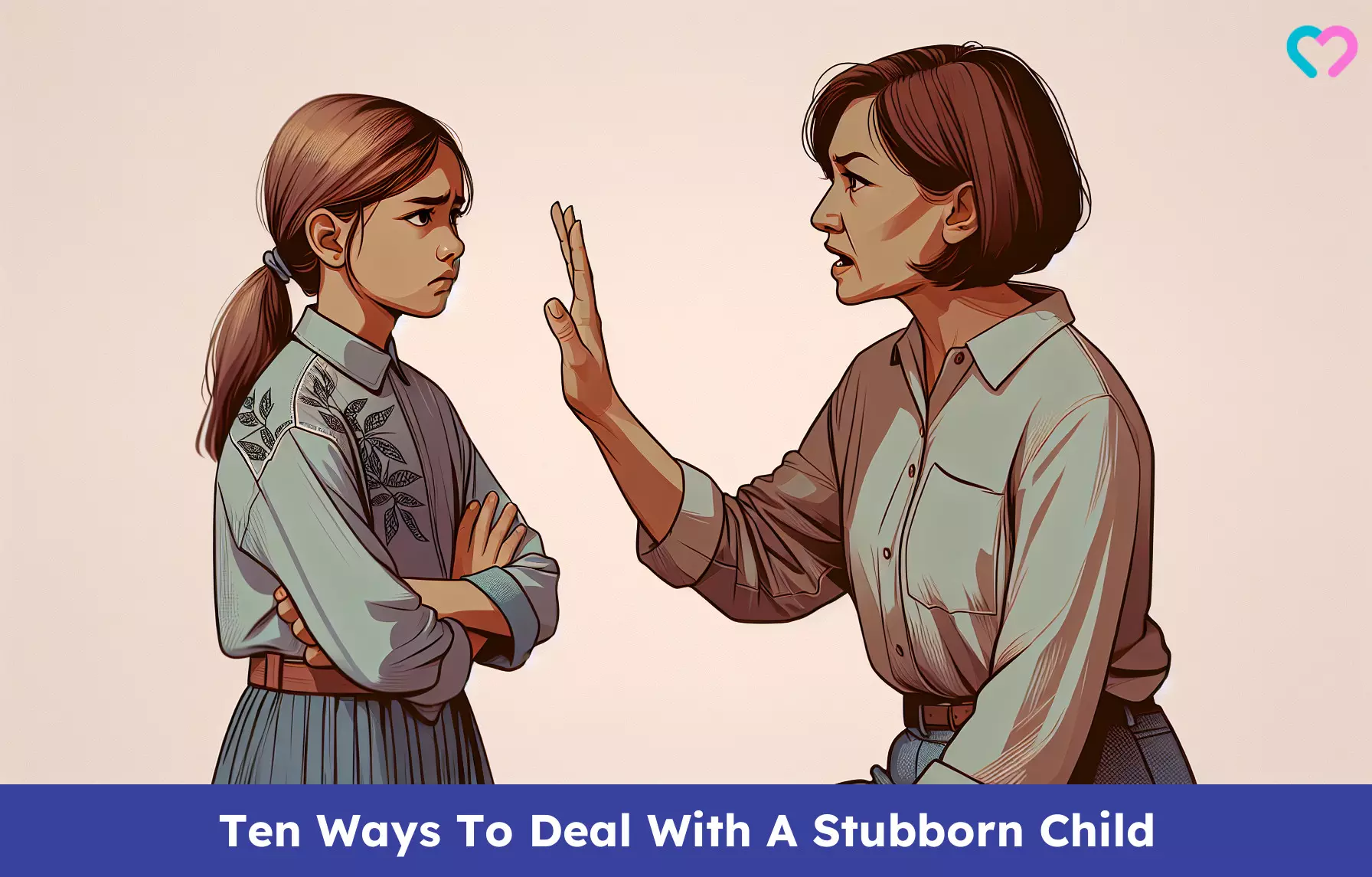 How To Deal With A Stubborn Child_illustration
