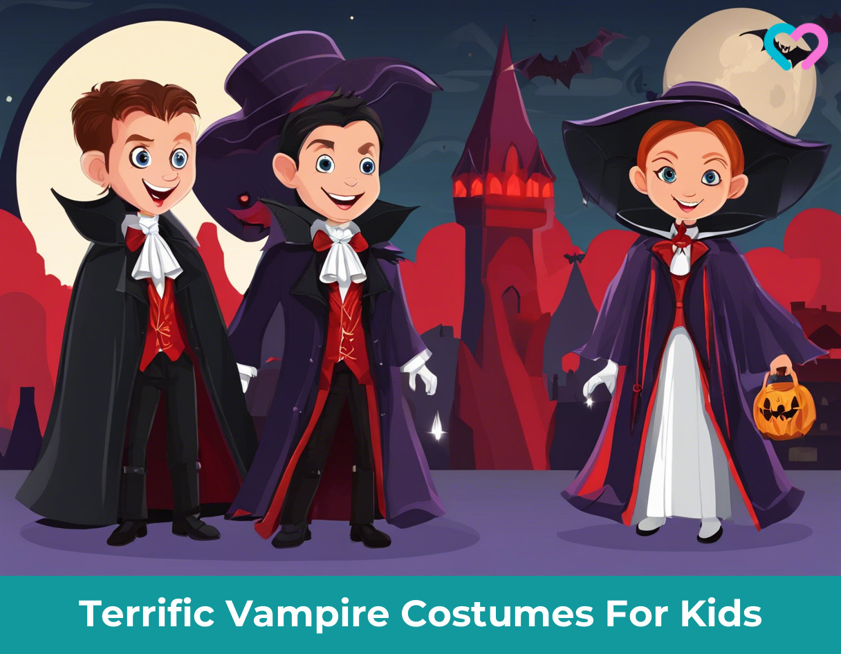 vampire costumes for kids_illustration
