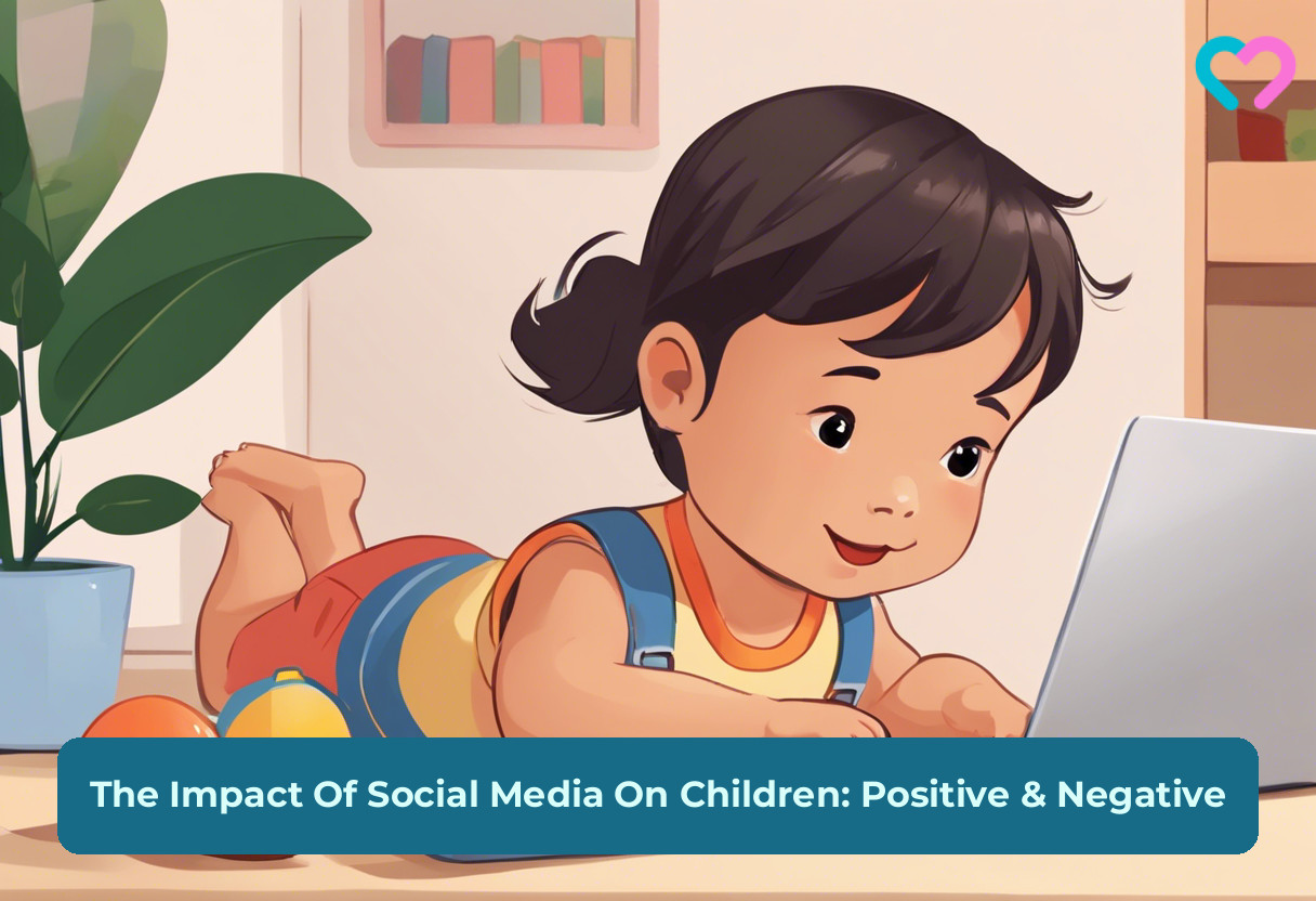 Social Media On Children_illustration