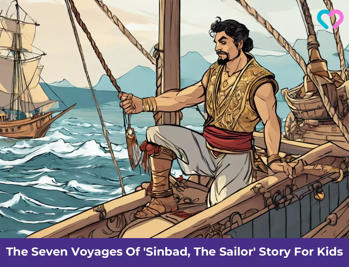 Voyages Of 'Sinbad/The Sailor' Story_illustration