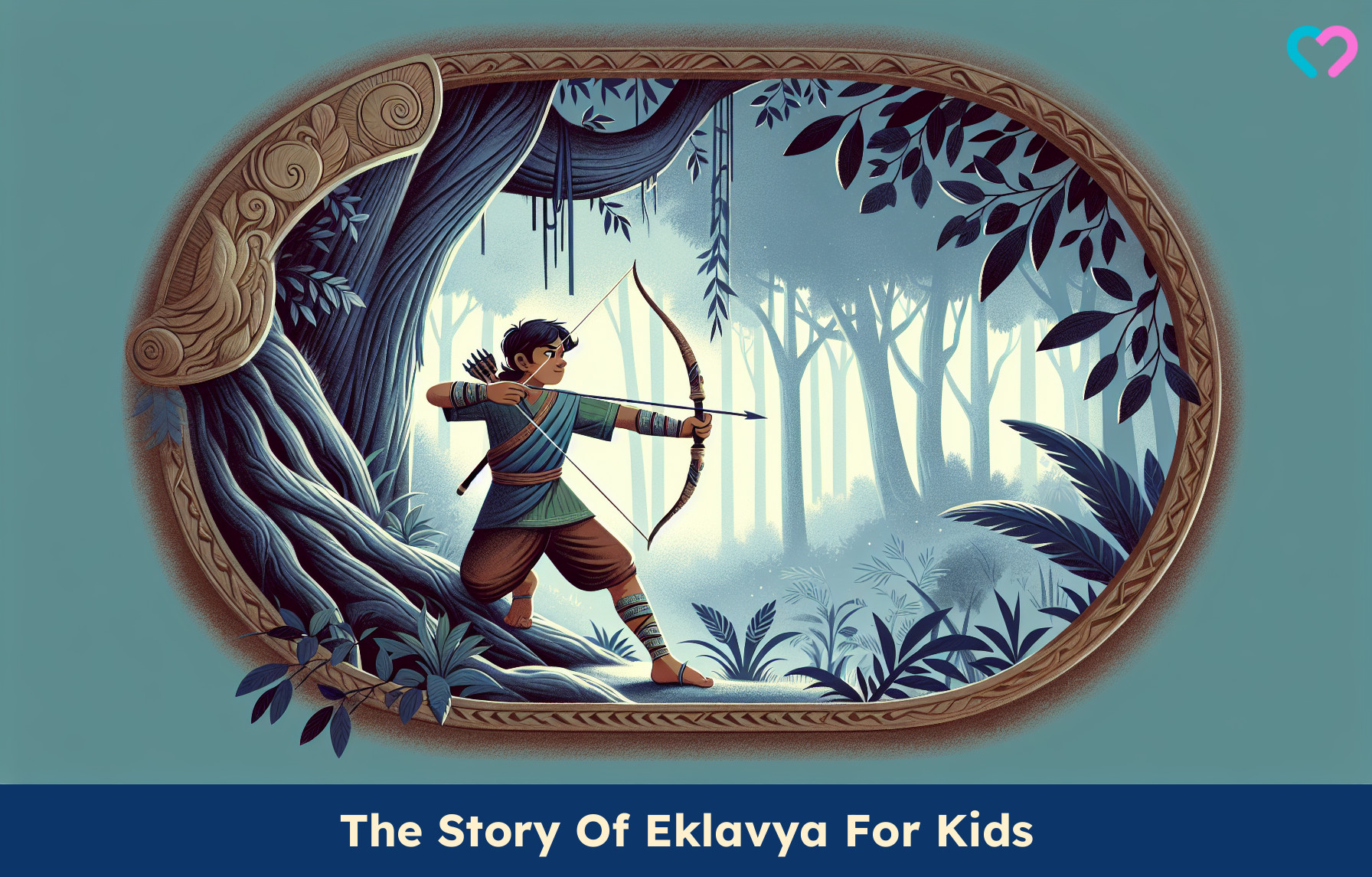 Story Of Eklavya For Kids_illustration
