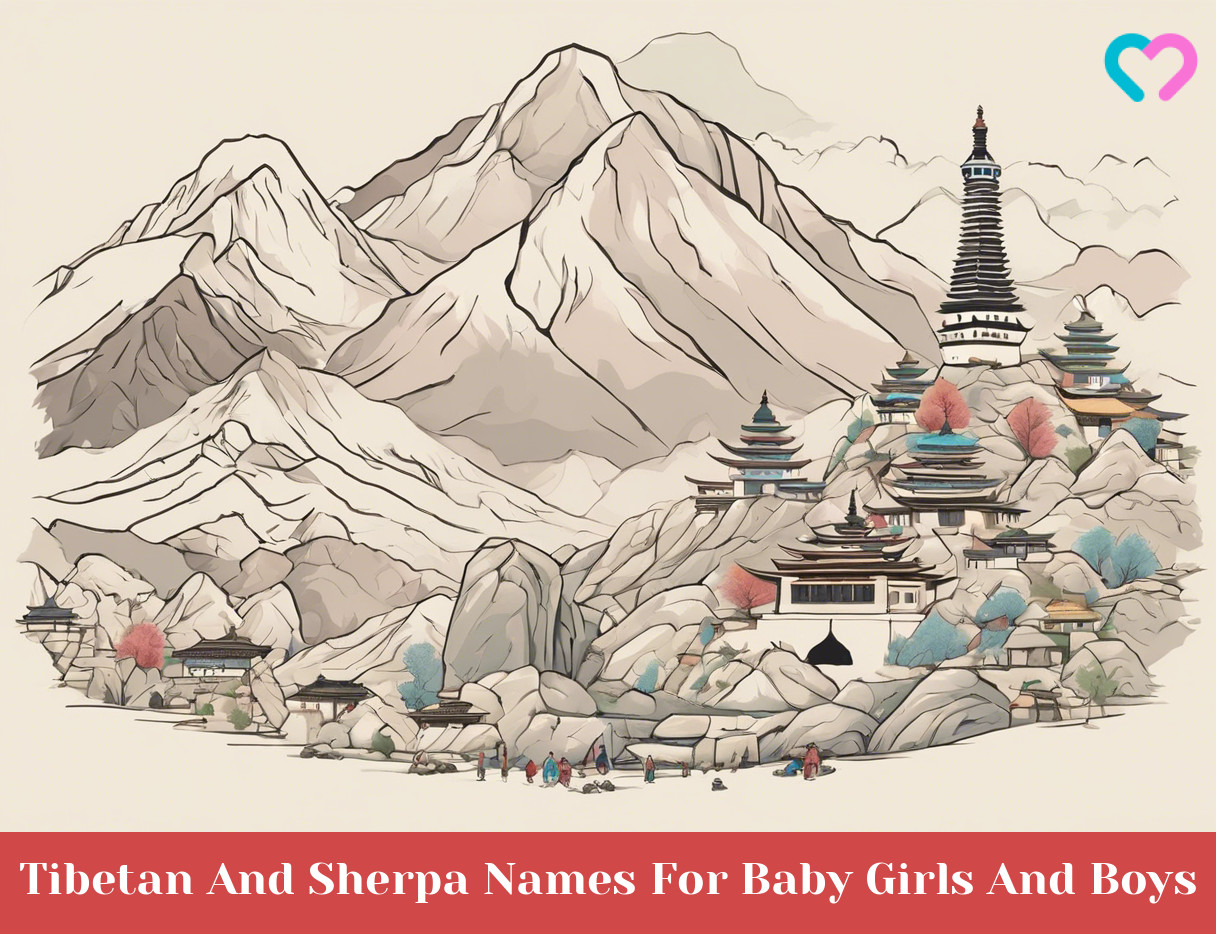 Tibetan and Sherpa baby names_illustration