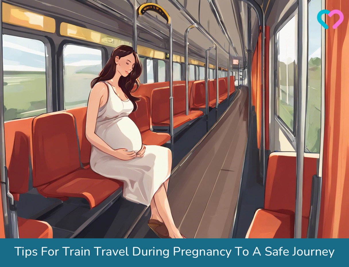 train travel with baby_illustration
