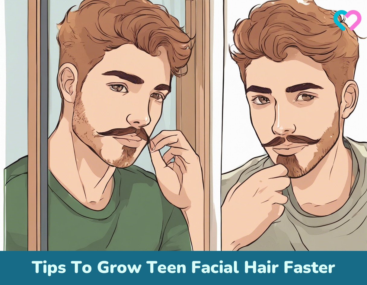 how to grow beard faster for teenager_illustration