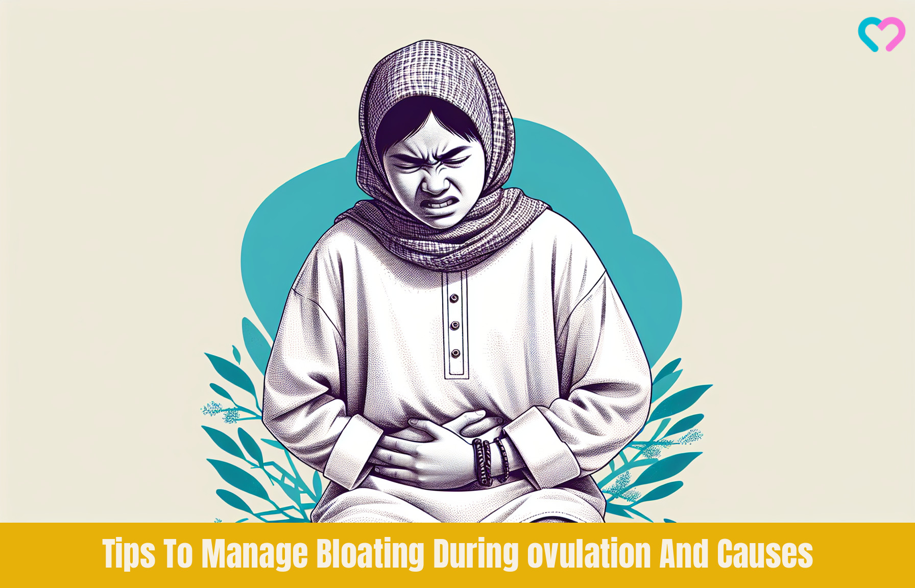 Bloating During ovulation_illustration