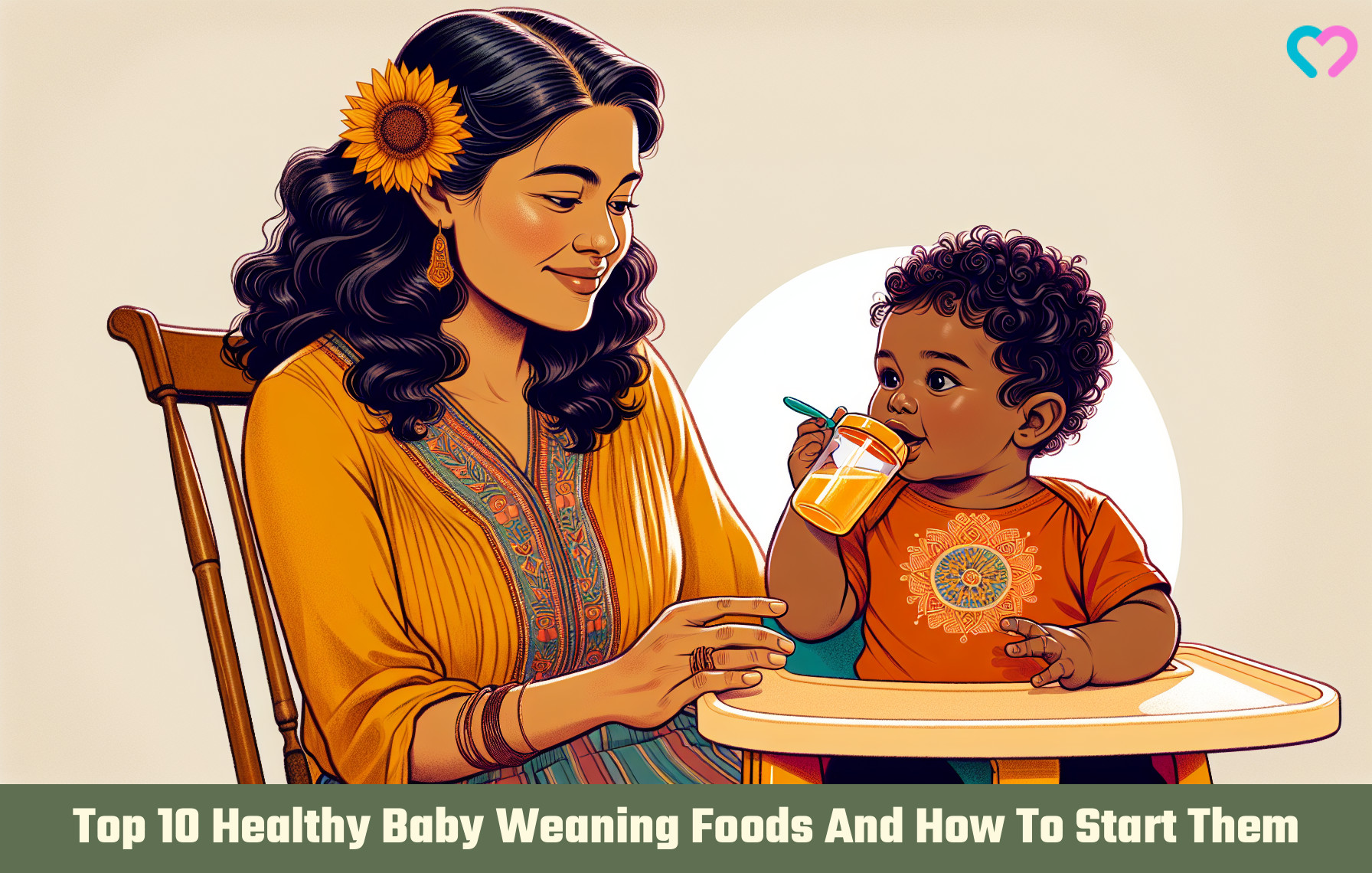 baby weaning food_illustration