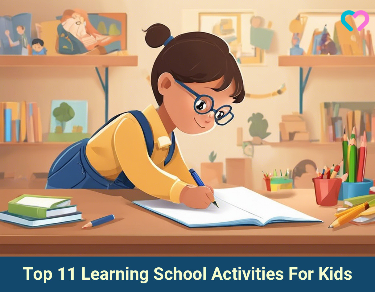 Learning School Activities For Kids_illustration