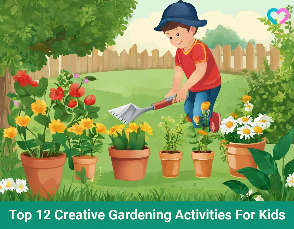 garden activities for kids_illustration
