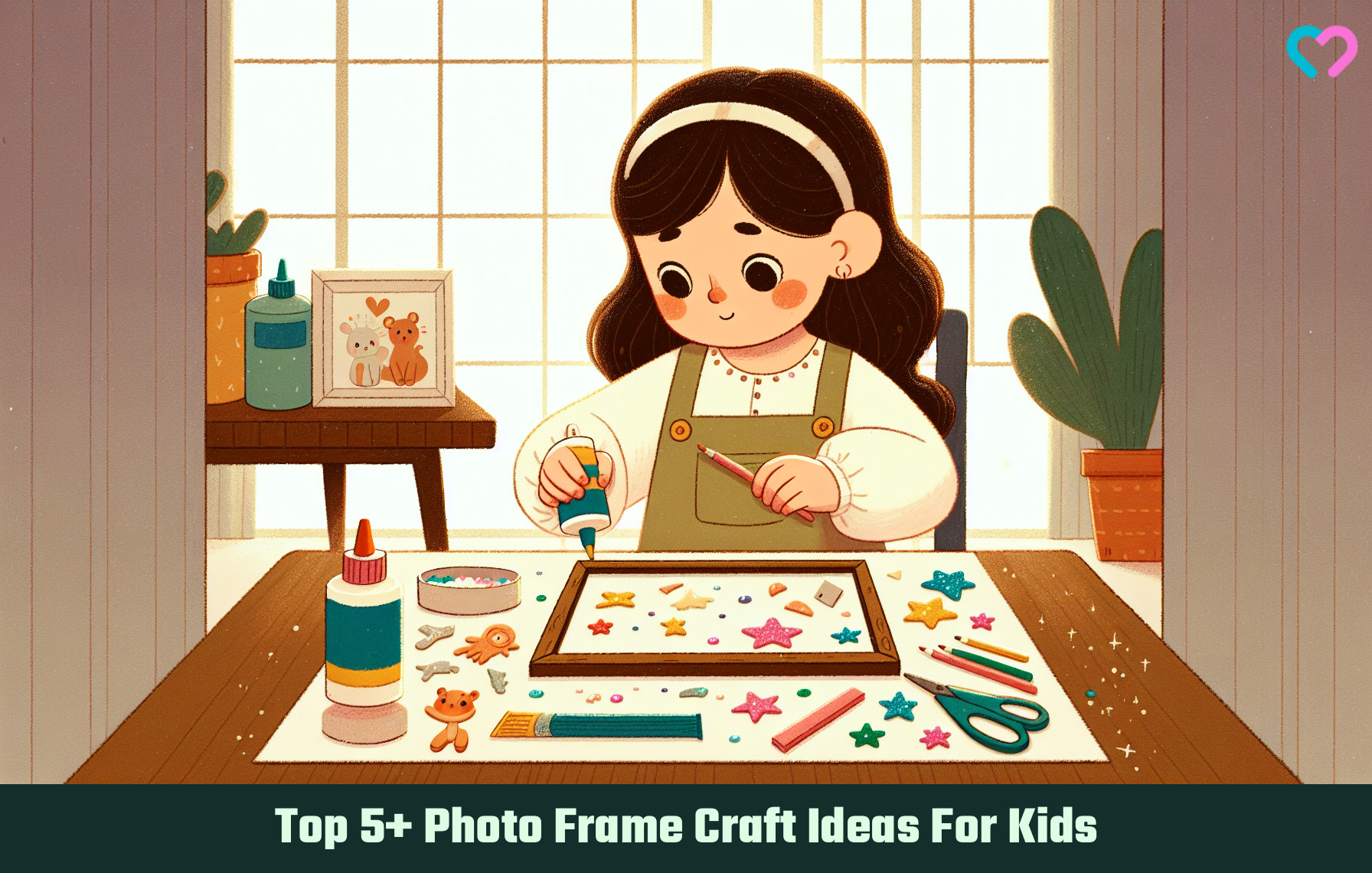 Photo Frame Craft Ideas For Kids_illustration
