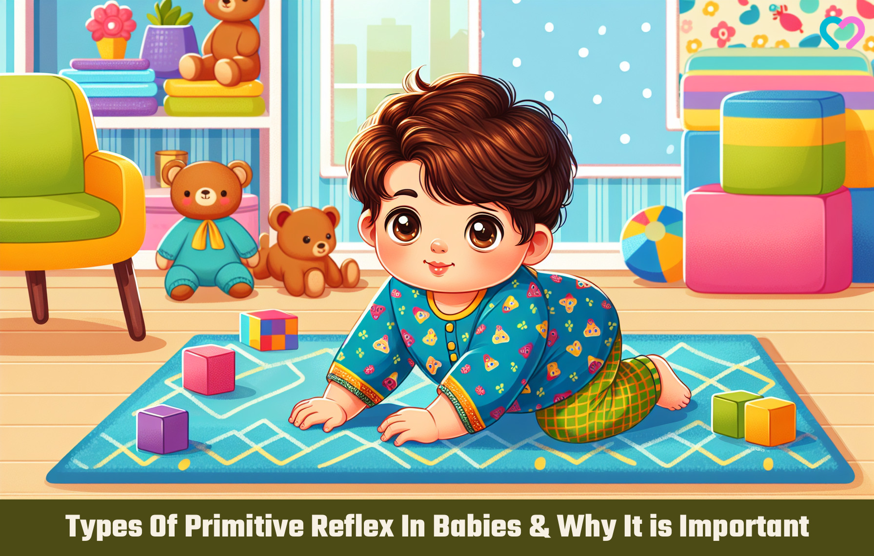 primitive refles in babies_illustration
