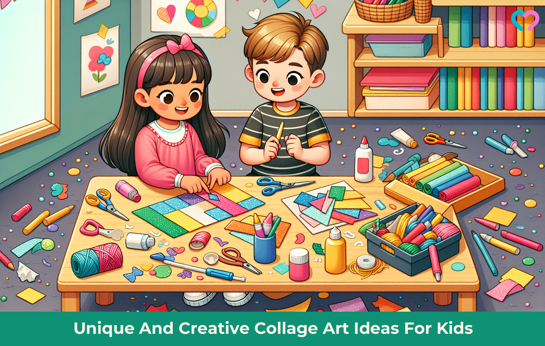 Collage Art Ideas For Kids_illustration