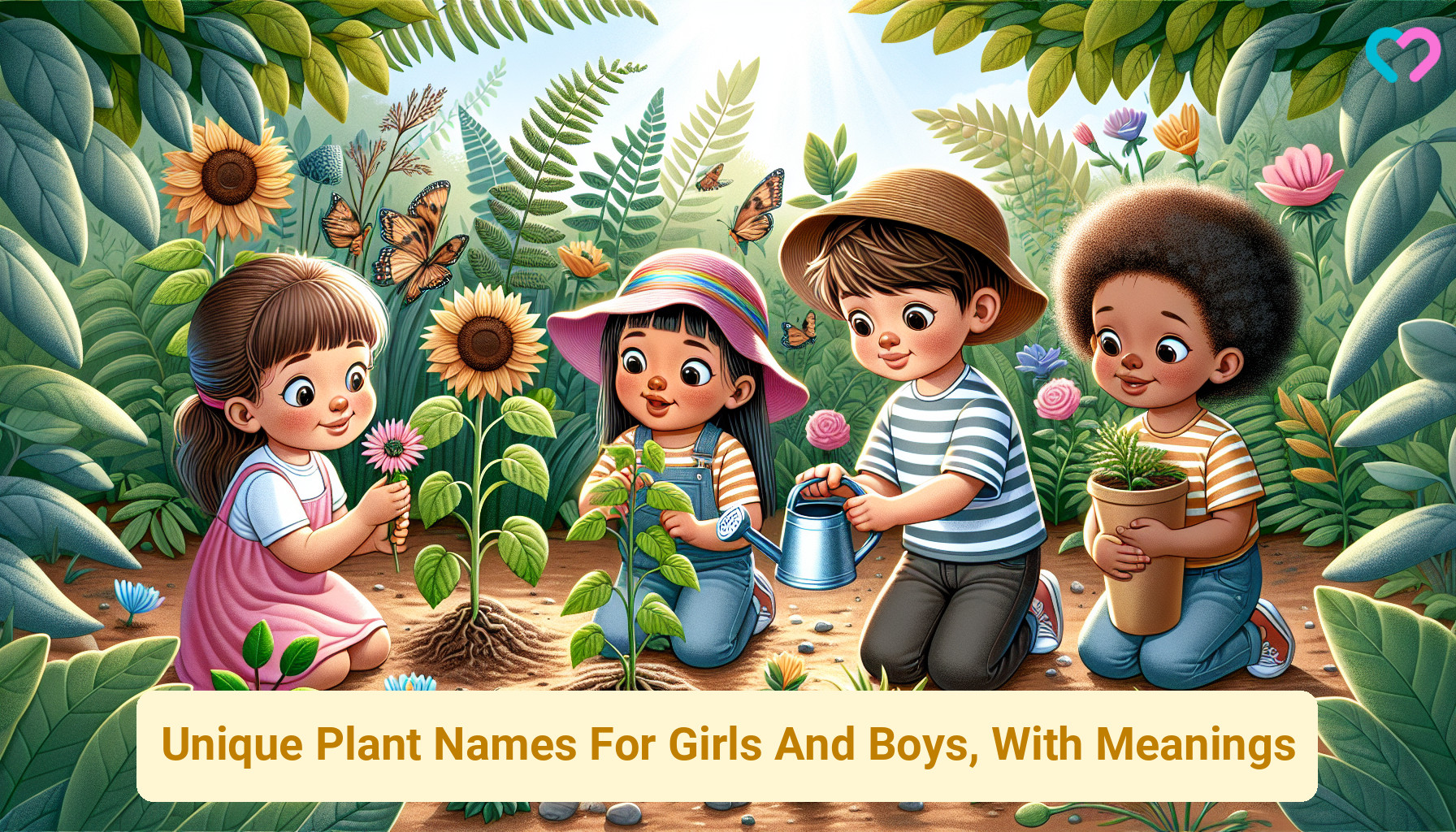 plant names for girls and boys_illustration