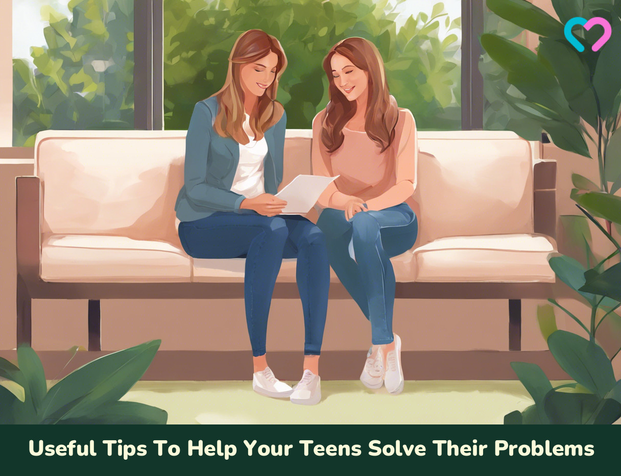 tips to solve teenage problems and solutions_illustration