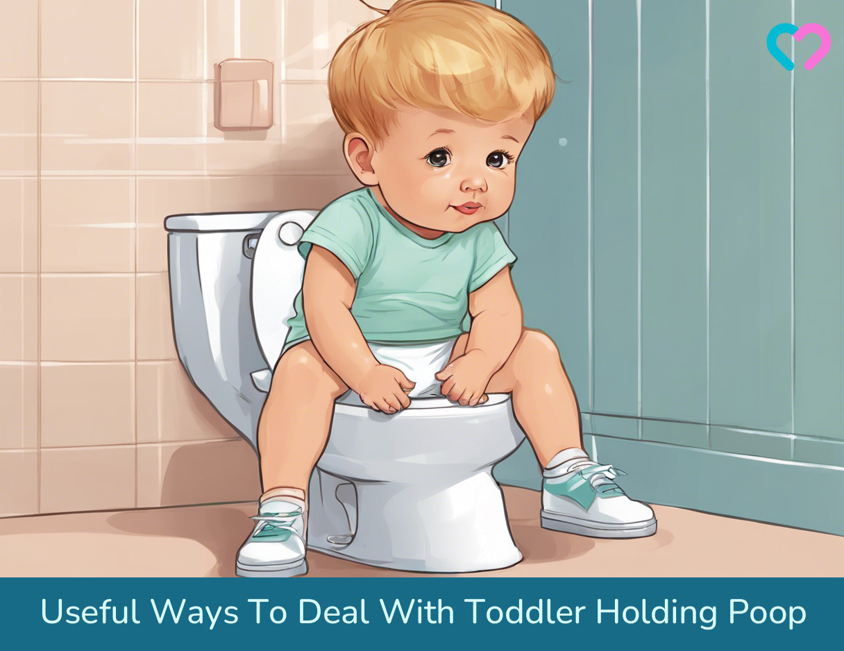 toddlers holding poop_illustration